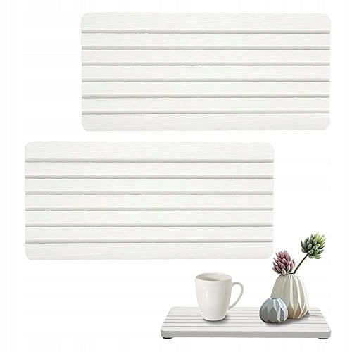 DIATOMIT WATER ABSORBING MAT FOR KITCHEN BATHROOM NON-SLIP 2 PCS.