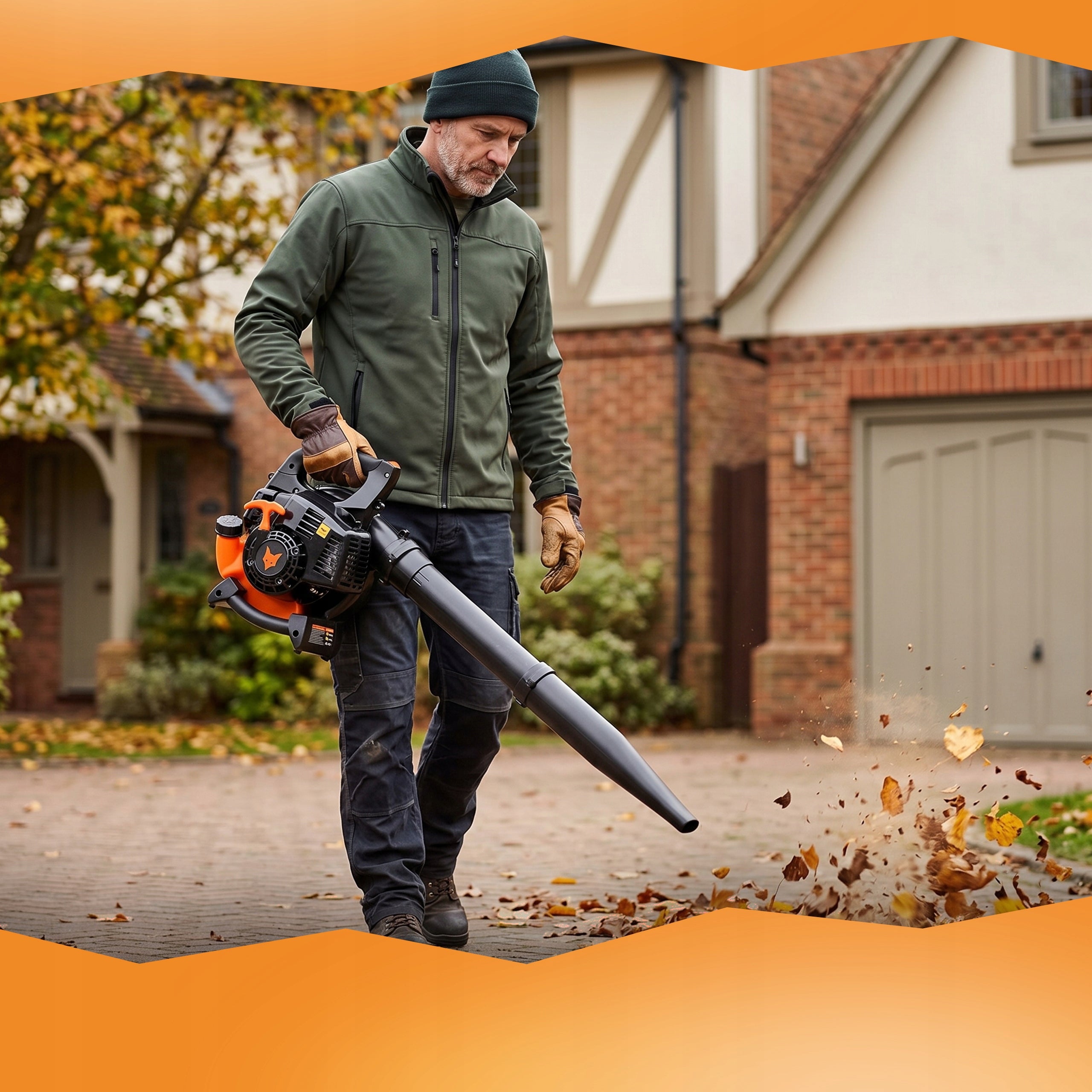 DIESEL BLOWER FUXTEC 26CM3 60M/S FOR GARDEN LEAVES STRONG LIGHT 1KM Power supply combustion