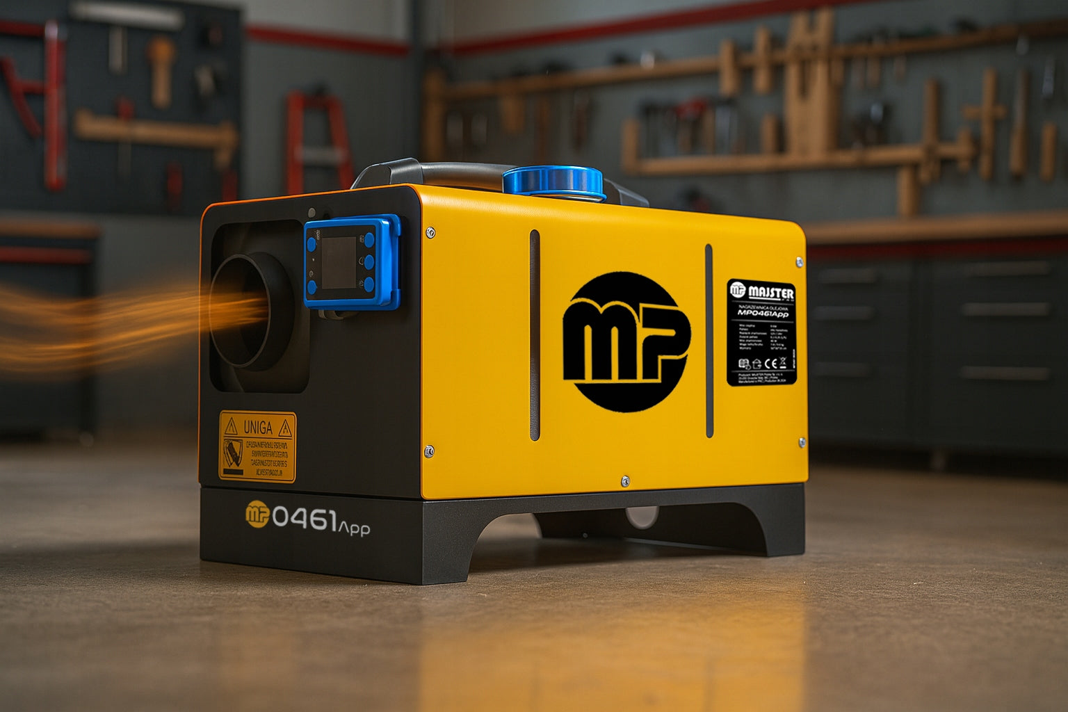 DIESEL HEATER 9KW WEBASTO MP0461 BLUETOOTH 12V 24V 230V OIL Brand Majster Pro