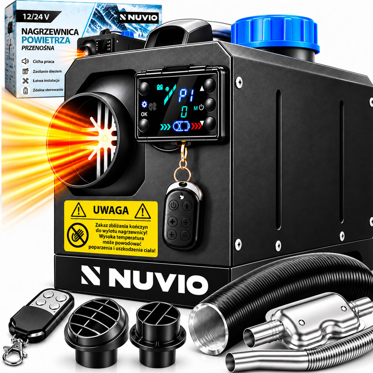 DIESEL HEATER OIL BLOWER 8 KW 12/24/230V PARKING HEATER