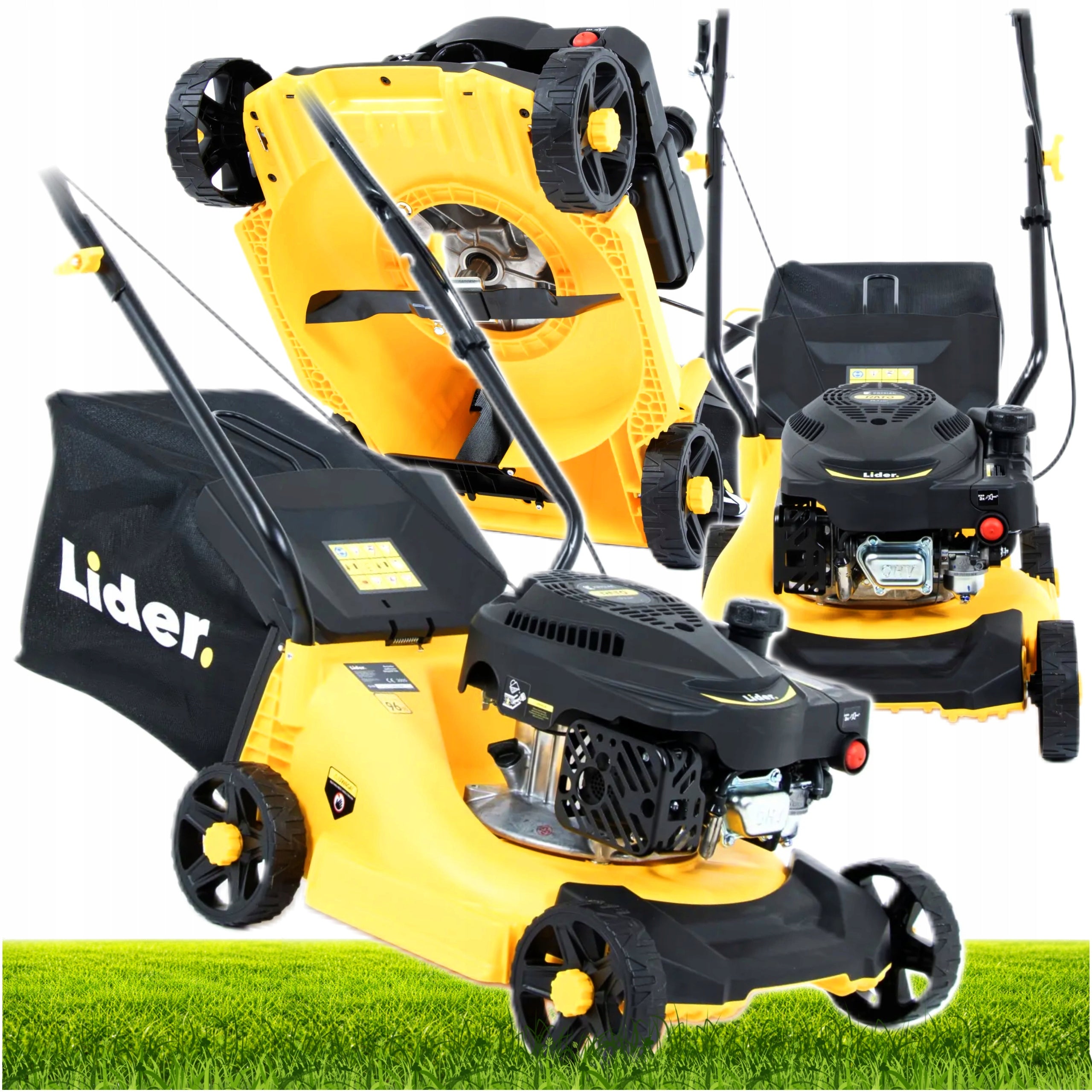 DIESEL LAWN MOWER 39cm 2,2KM LIGHT + BASKET 35L LIDER RK16PP79R