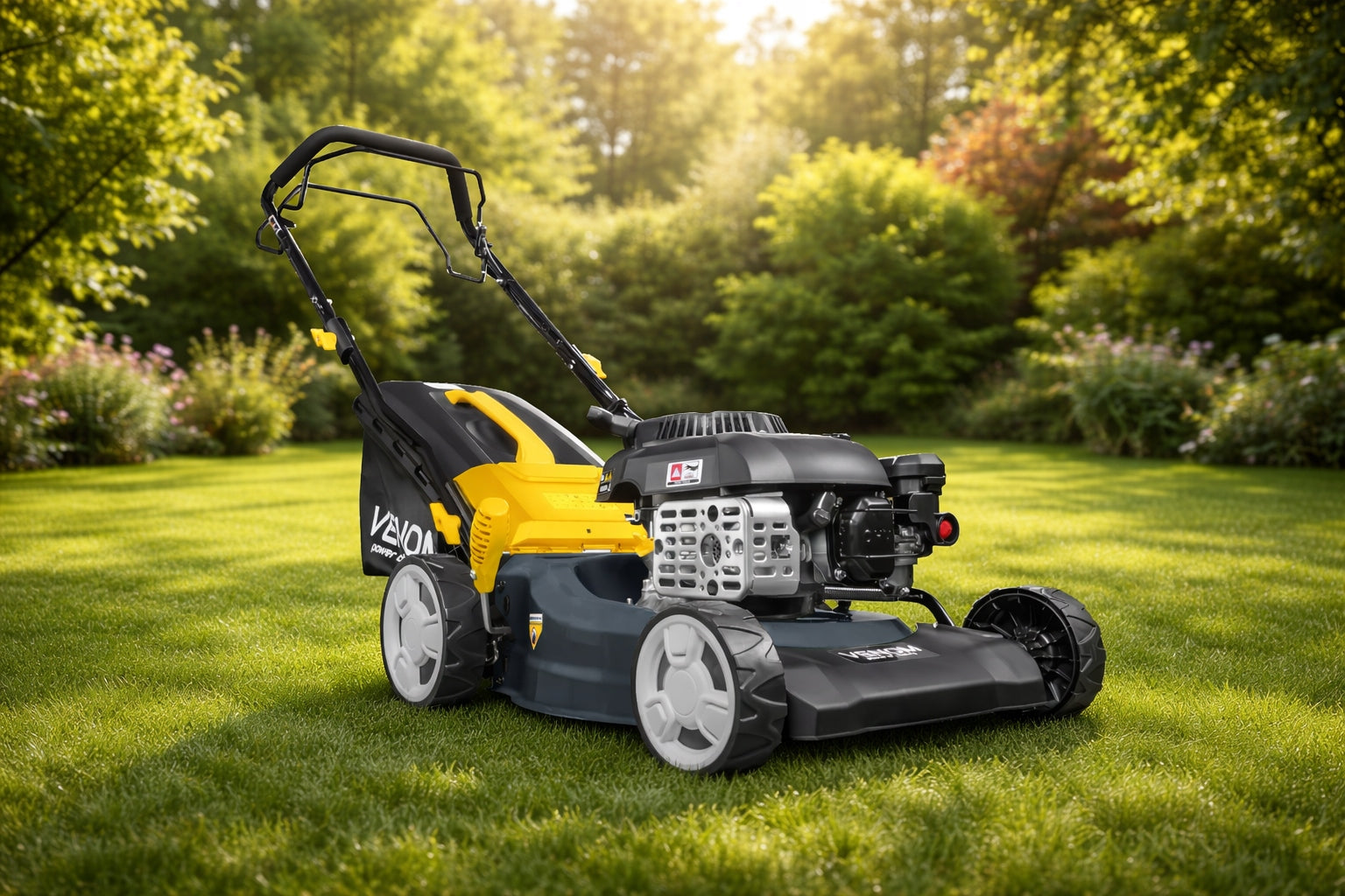 DIESEL LAWN MOWER WITH VENOM 141cc LIGHT MANEUVERABLE NEW MODEL Manufacturer code MOCNA KOSIARKA SPALINOWA VENOM VEN 41S-141 II