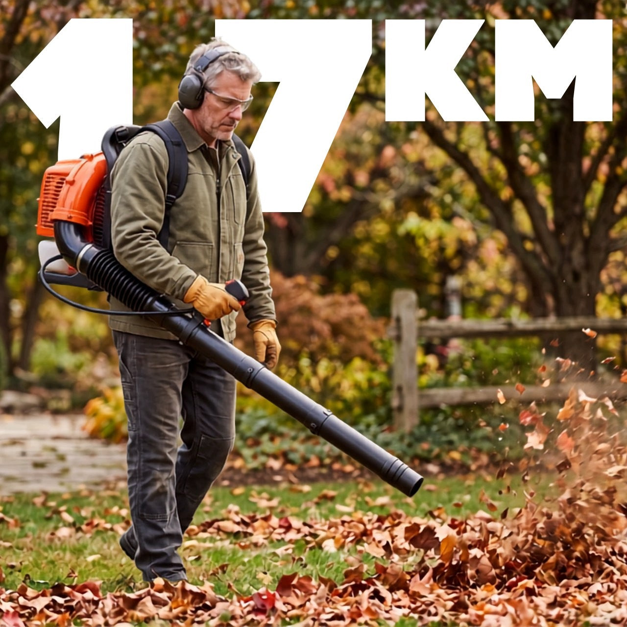 DIESEL LEAF BACKPACK BLOWER 1.7KM UBERTOOL Brand Ubertool