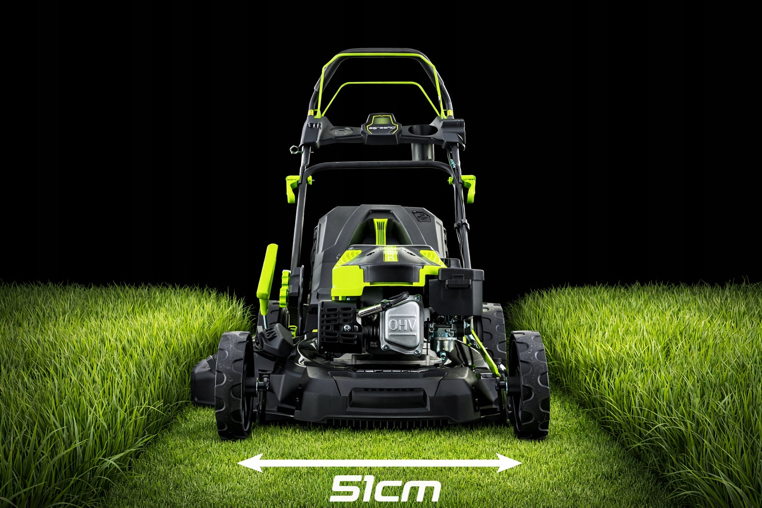 DIESEL MOWER 51CM 167cc DRIVE WITH BASKET 55L STRONG 4in1 + OIL AG162 Packaging status original