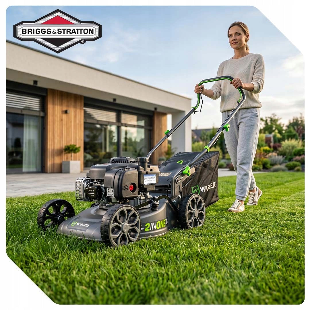 DIESEL MOWER WITH DRIVE BRIGGS & STRATTON 300 STRONG LIGHT MANEUVERABLE 40CM Manufacturer code W09106 KOSIARKA SPALINOWA DO TRAWY WUBER OHV