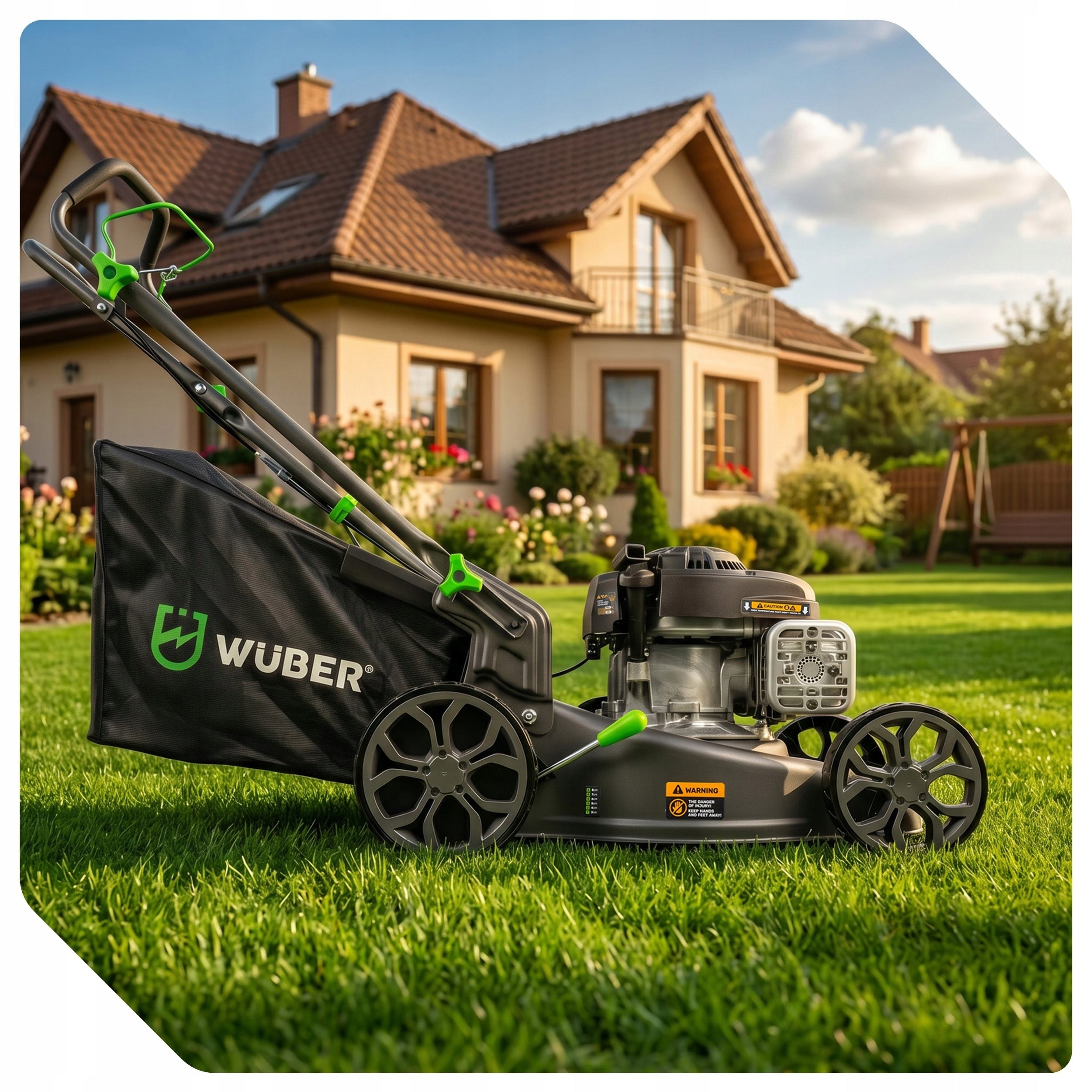 DIESEL MOWER WITH DRIVE BRIGGS & STRATTON 300 STRONG LIGHT MANEUVERABLE 40CM Packaging status original