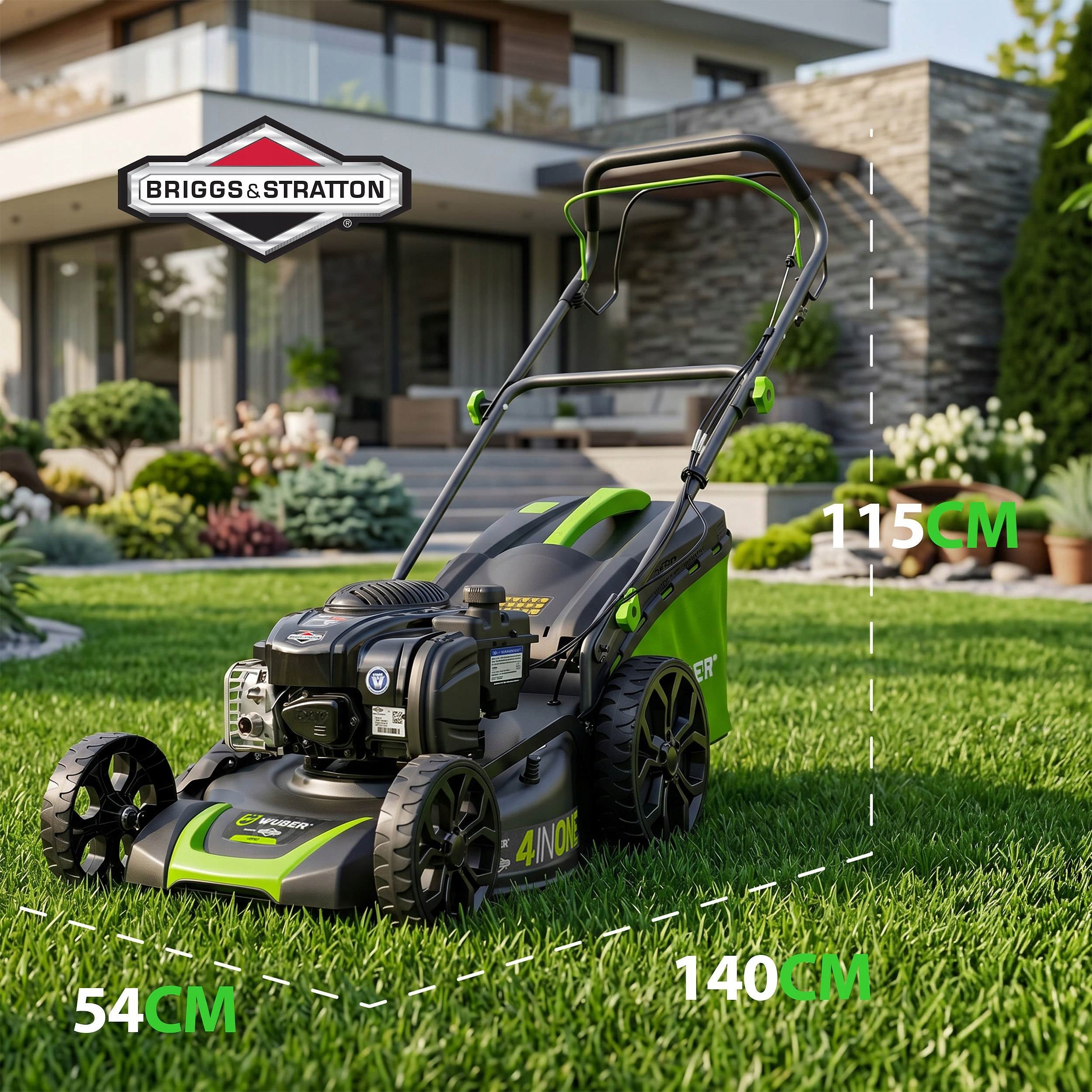 DIESEL MOWER WITH DRIVE BRIGGS STRATTON 7,46Nm FOR GRASS STRONG 46CM PRO Packaging status original