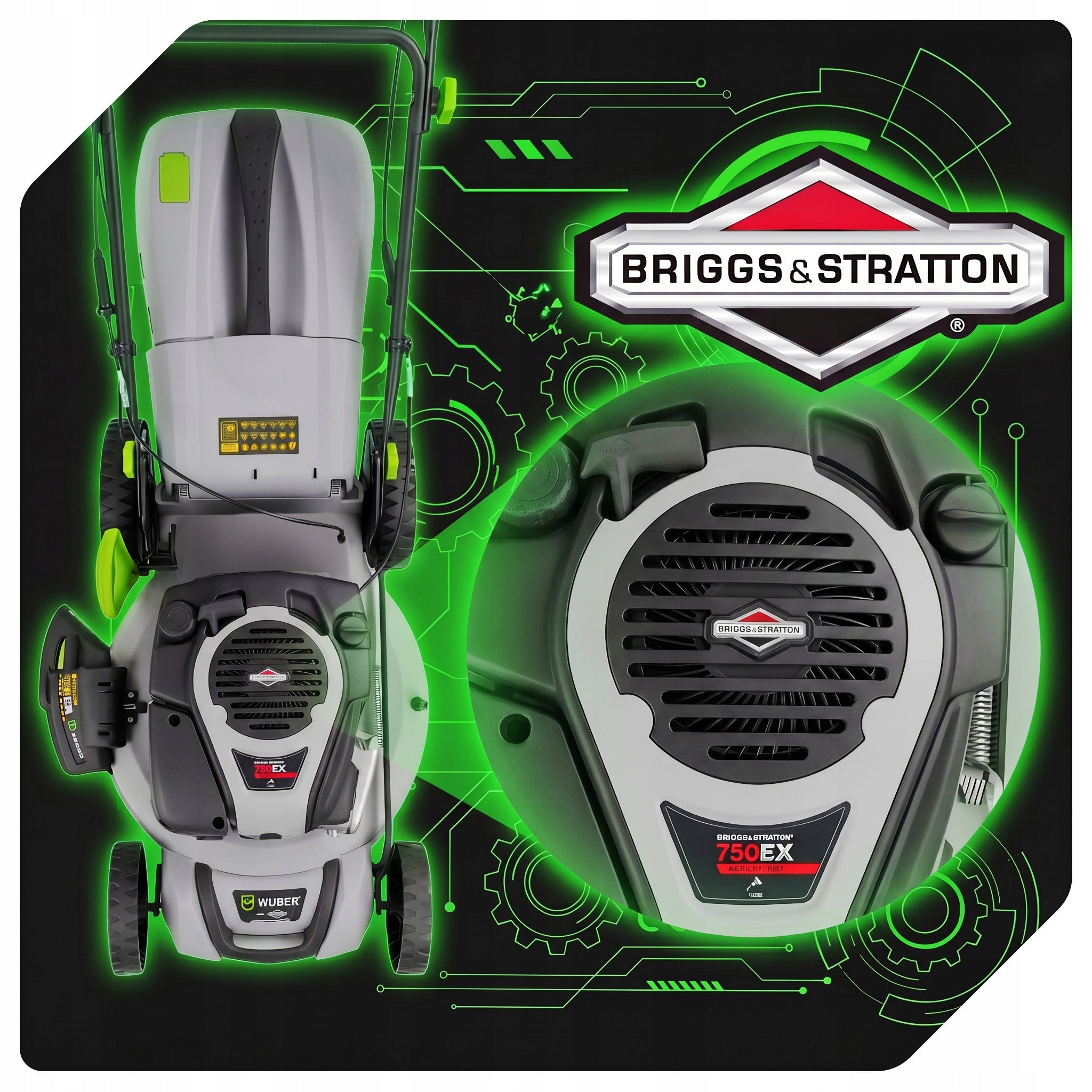 DIESEL MOWER WITH DRIVE BRIGGS & STRATTON 750 FOR GRASS STRONG 51CM PRO Manufacturer code W09108 KOSIARKA SPALINOWA DO TRAWY WUBER DOV