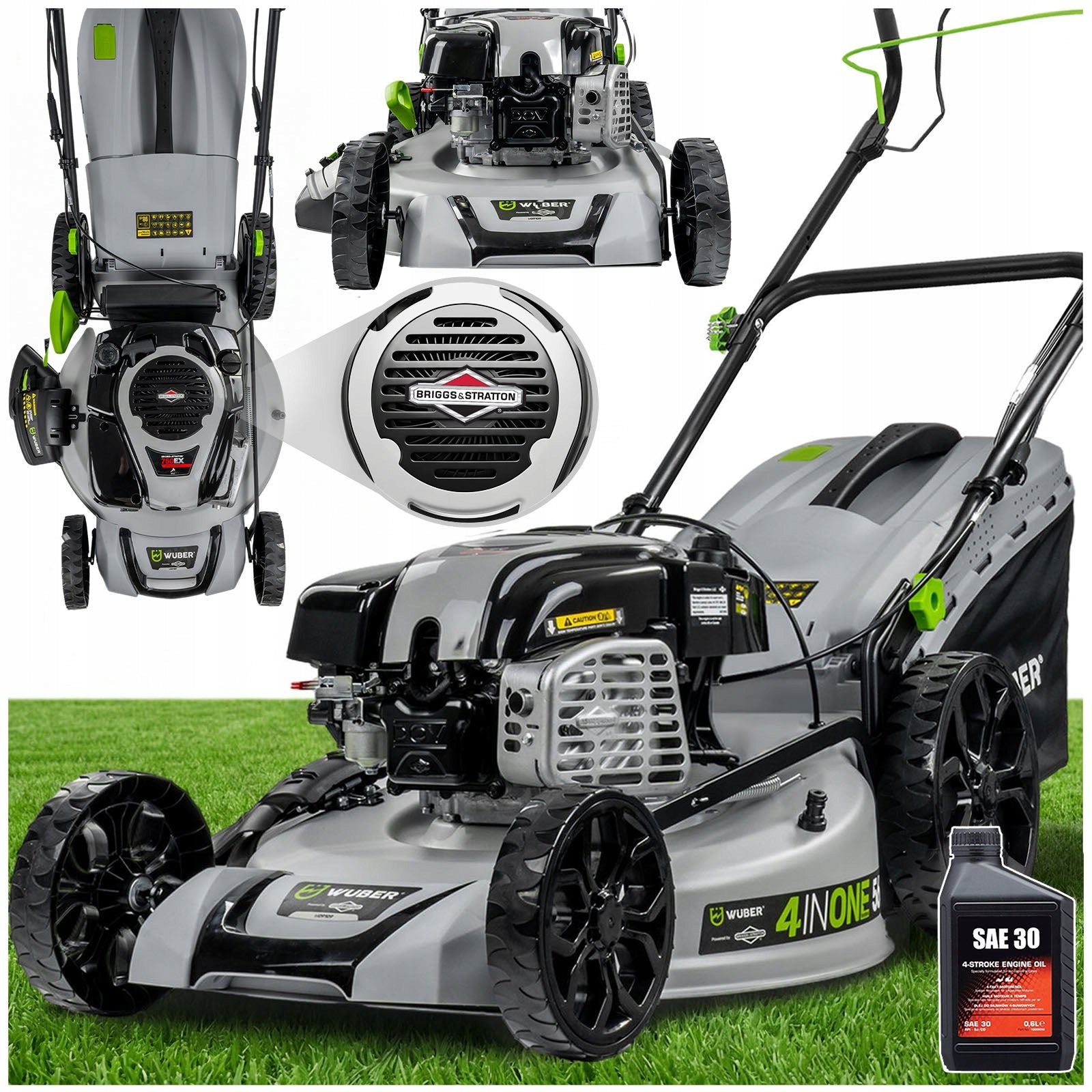 DIESEL MOWER WITH DRIVE BRIGGS & STRATTON 750 FOR GRASS STRONG 51CM PRO