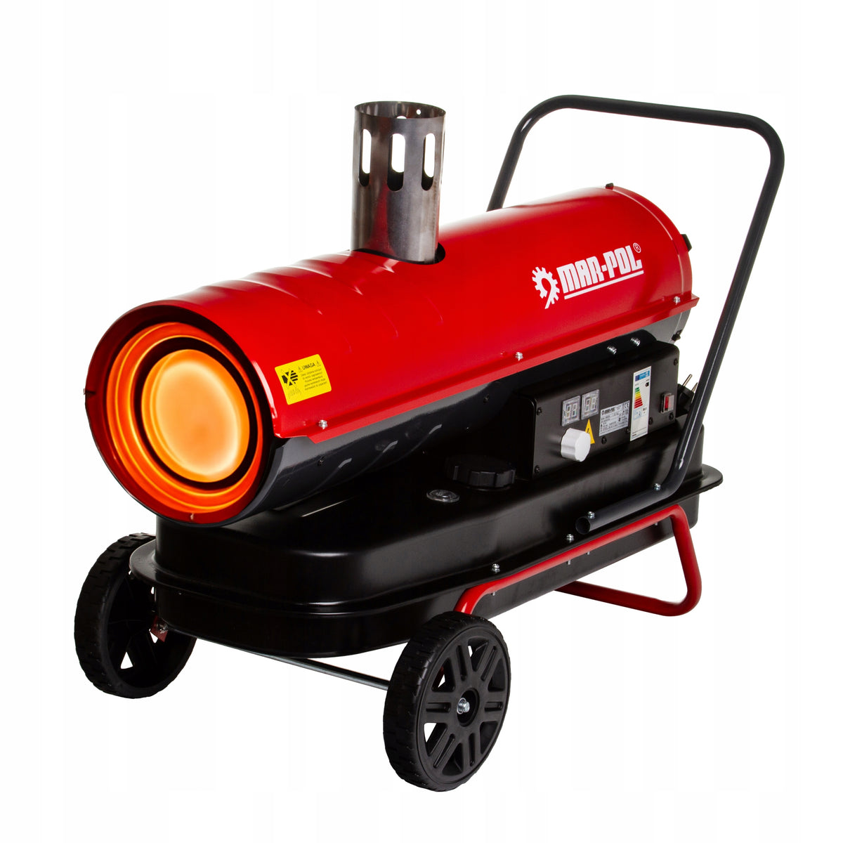 DIESEL OIL HEATER 30KW THERMOSTAT FURNACE BLOWER APRON ON LCD Manufacturer code NAGRZEWNICA OLEJOWA 30kW M80934 z kominem