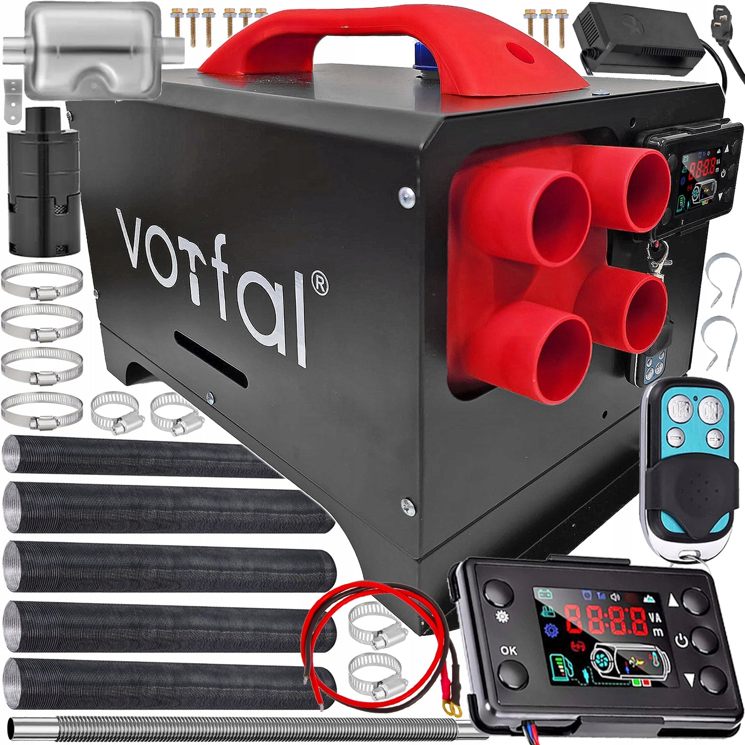 DIESEL OIL HEATER PARKING HEATING WEBASTO 8KW LCD 12V 230V