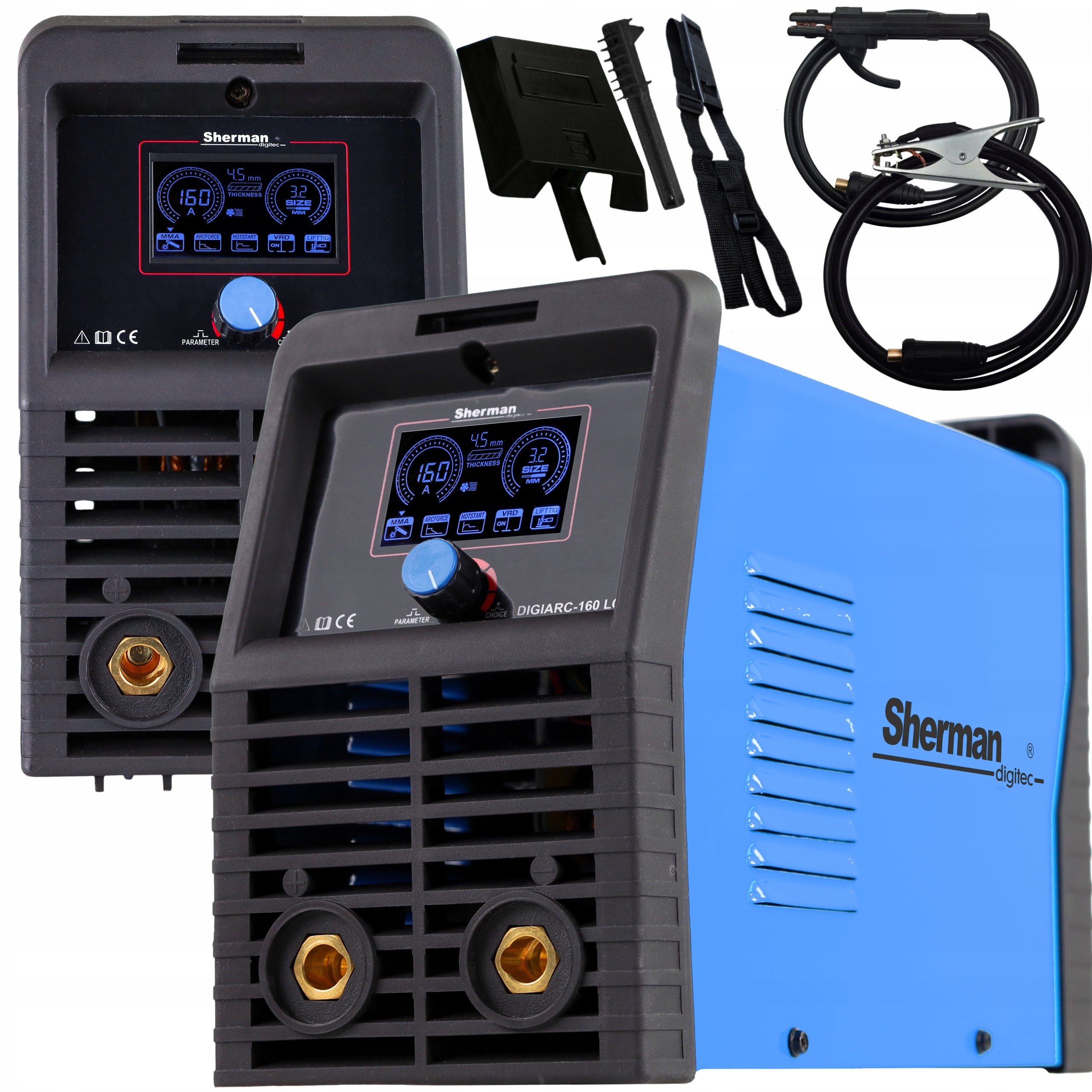 DIGIARC 160 LCD INVERTER WELDER | MMA | TIG | 20A-160A | Sherman