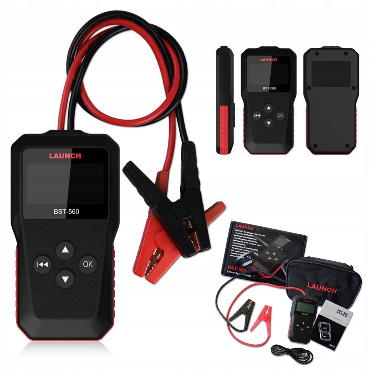 DIGITAL BATTERY METER TESTER WITH 12V LCD DISPLAY
