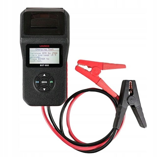 DIGITAL BATTERY METER TESTER WITH 12V LCD PRINTER