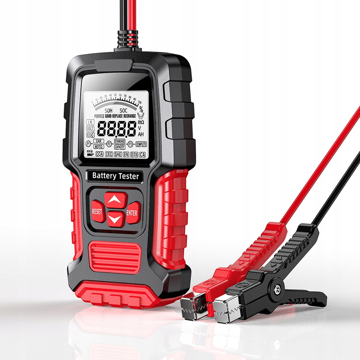 DIGITAL BATTERY TESTER 12V 24V FOXSUR FBT-300 3Ah - 200Ah Manufacturer code FBT-300