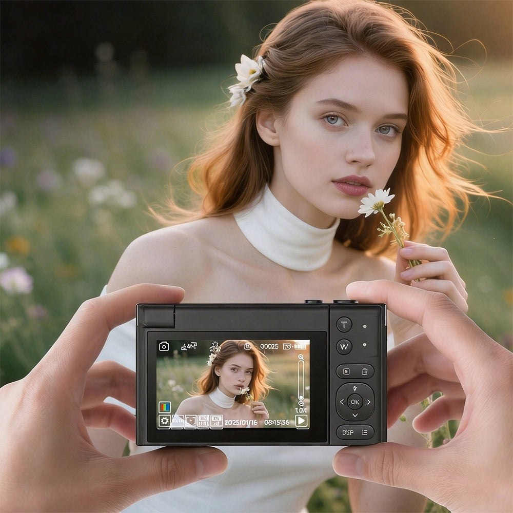 DIGITAL CAMERA 4K 64MP ROTATING DISPLAY 180° TRIPOD INTERFACE Manufacturer code KODAK FZ45 BIAŁY