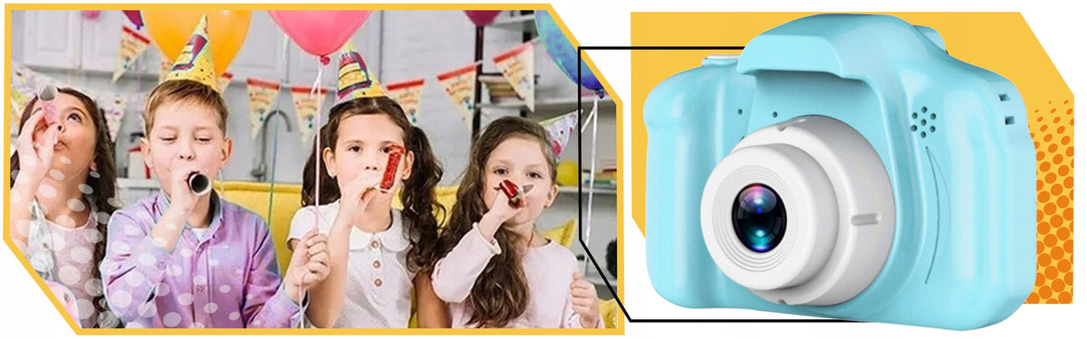DIGITAL CAMERA FOR CHILDREN BLUE games + 32GB CARD EAN (GTIN) 5906700045509