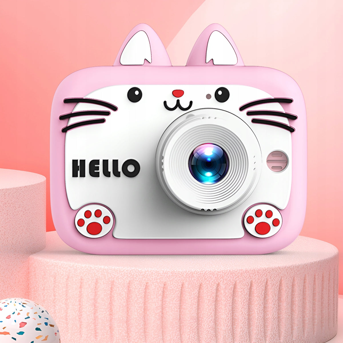 DIGITAL CAMERA FOR CHILDREN CAMERA GAME TOY 40Mpx+32GB CARD Manufacturer code Aparat fotograficzny dziecięcy zabawkowy kot