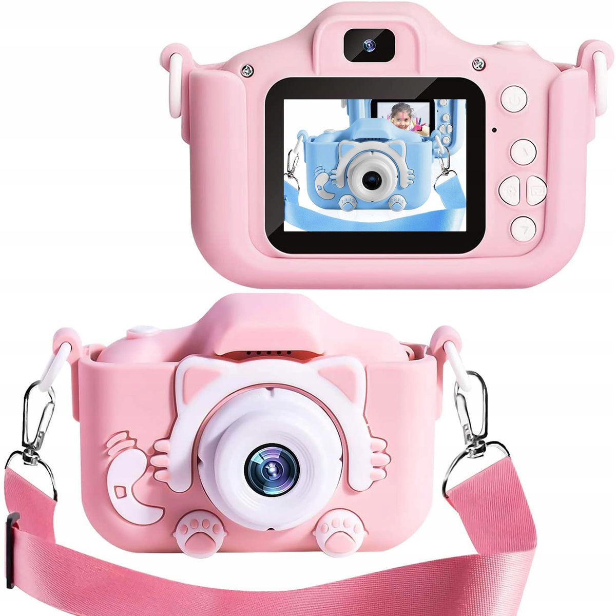 DIGITAL CAMERA FOR CHILDREN Children Photographic CAMERA for gift KITTEN