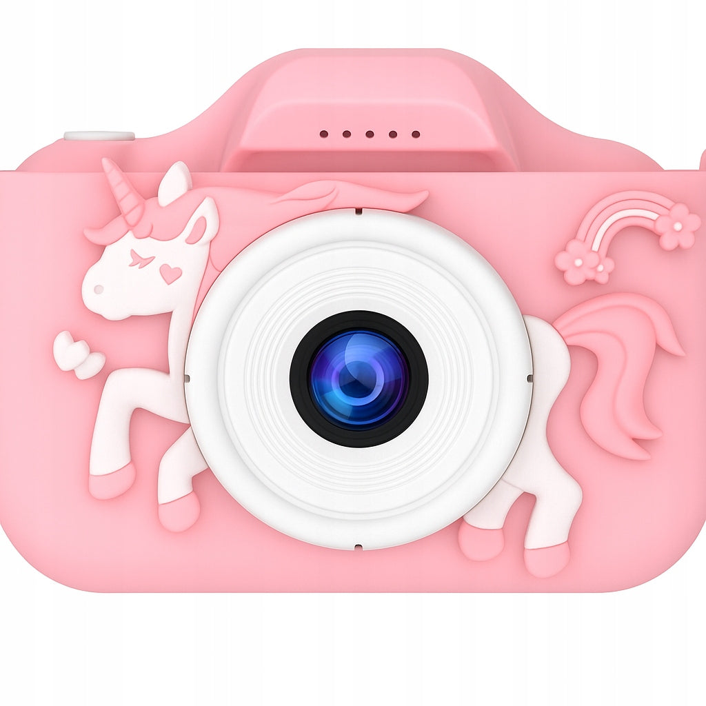 DIGITAL CAMERA FOR CHILDREN UNICORN PINK CAMERA, GAMES Packaging status original