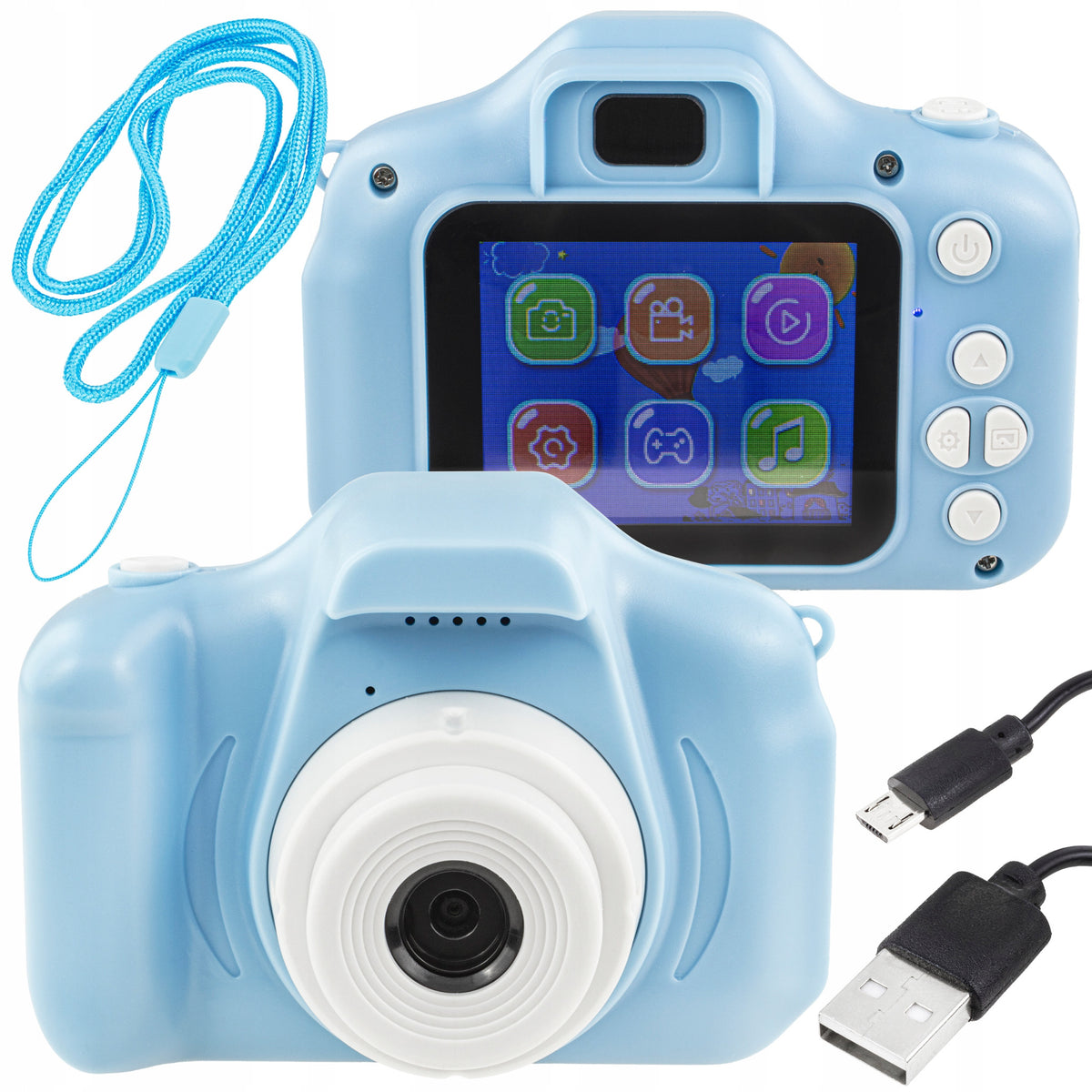 DIGITAL CAMERA FOR KIDS FULL HD 1080p GAME CAMERA| BLUE GIFT