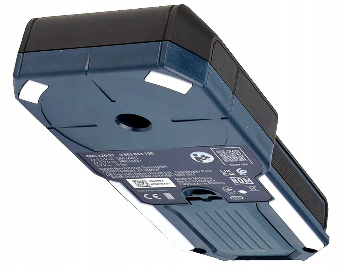 DIGITAL METAL AND WIRE DETECTOR GMS 120-27 BOSCH + Li-ION battery Maximum depth of measurement for iron and steel 100 mm