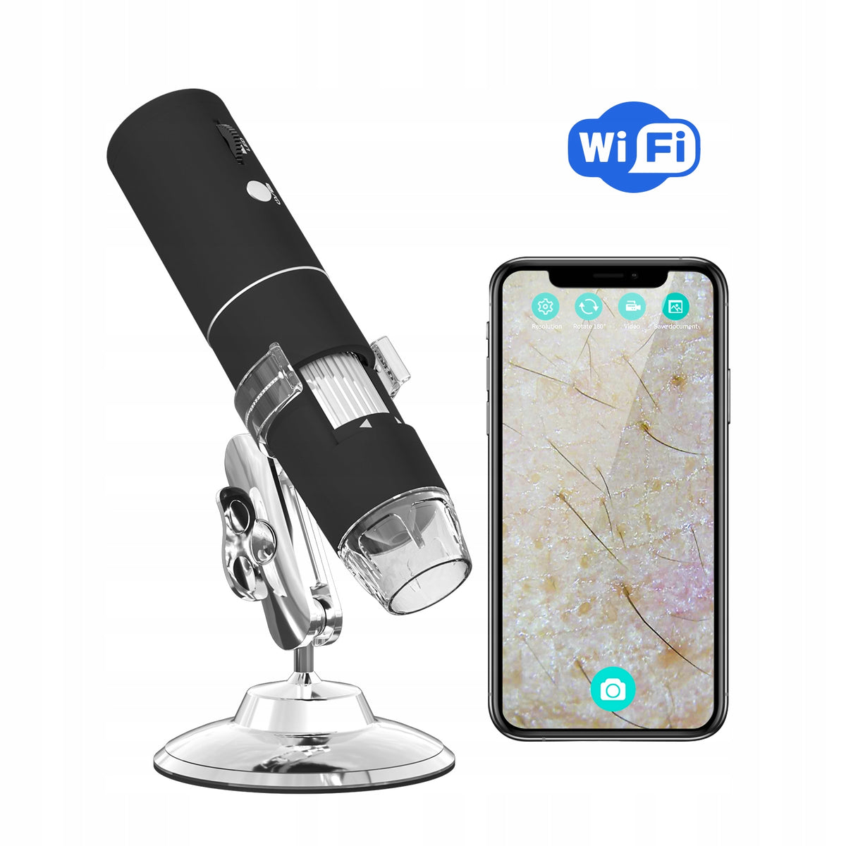 DIGITAL MICROSCOPE INSKAM 303 USB 1080p 2MP LED 1000x ANDROID IOS APP WIFI