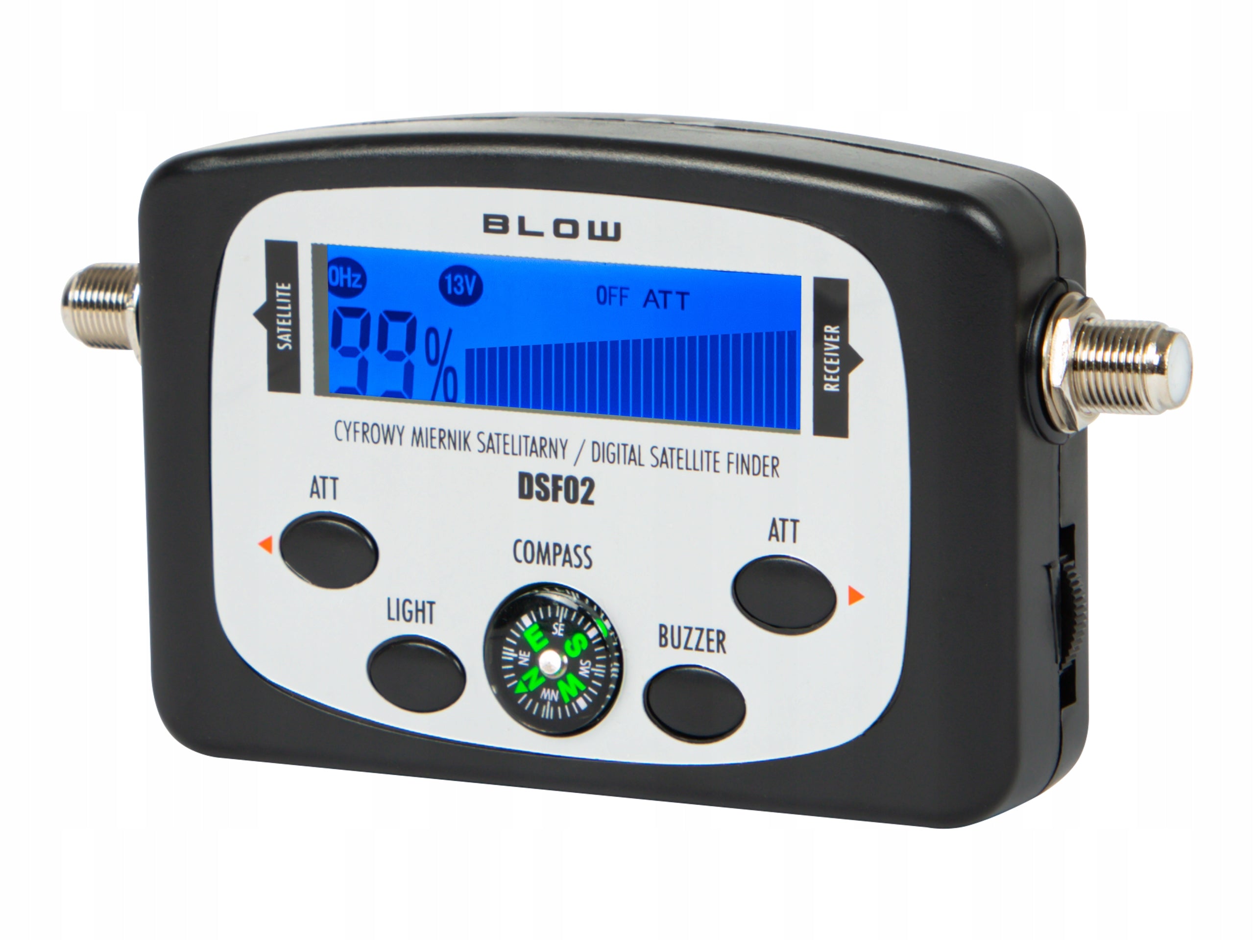 DIGITAL SATELLITE SIGNAL METER ANTENNA SAT-FINDER LCD SAT COMPASS Manufacturer code 2100#