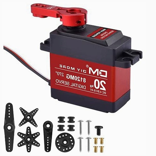 DIGITAL SERVO 20 KG 270 WATERPROOF METAL RC 1/10 1/8 metal