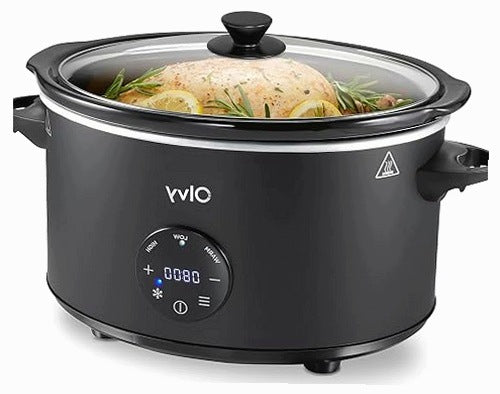 DIGITAL SLOW COOKER 6L FOR FAMILY TIMER 24H DEFROSTING COOKING FOR HOME