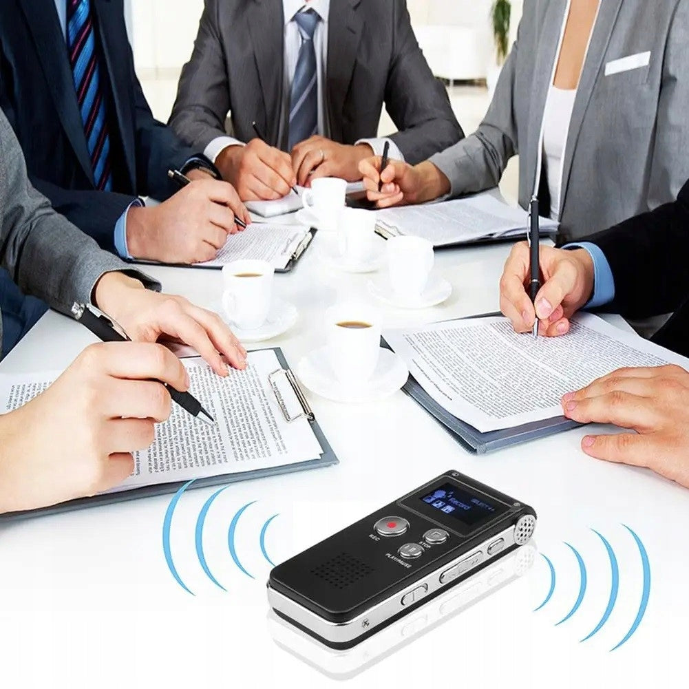 DIGITAL VOICE RECORDER PROFESSIONAL EAVESDROPPING 8GB USB SPY RECORDER Batteries included yes
