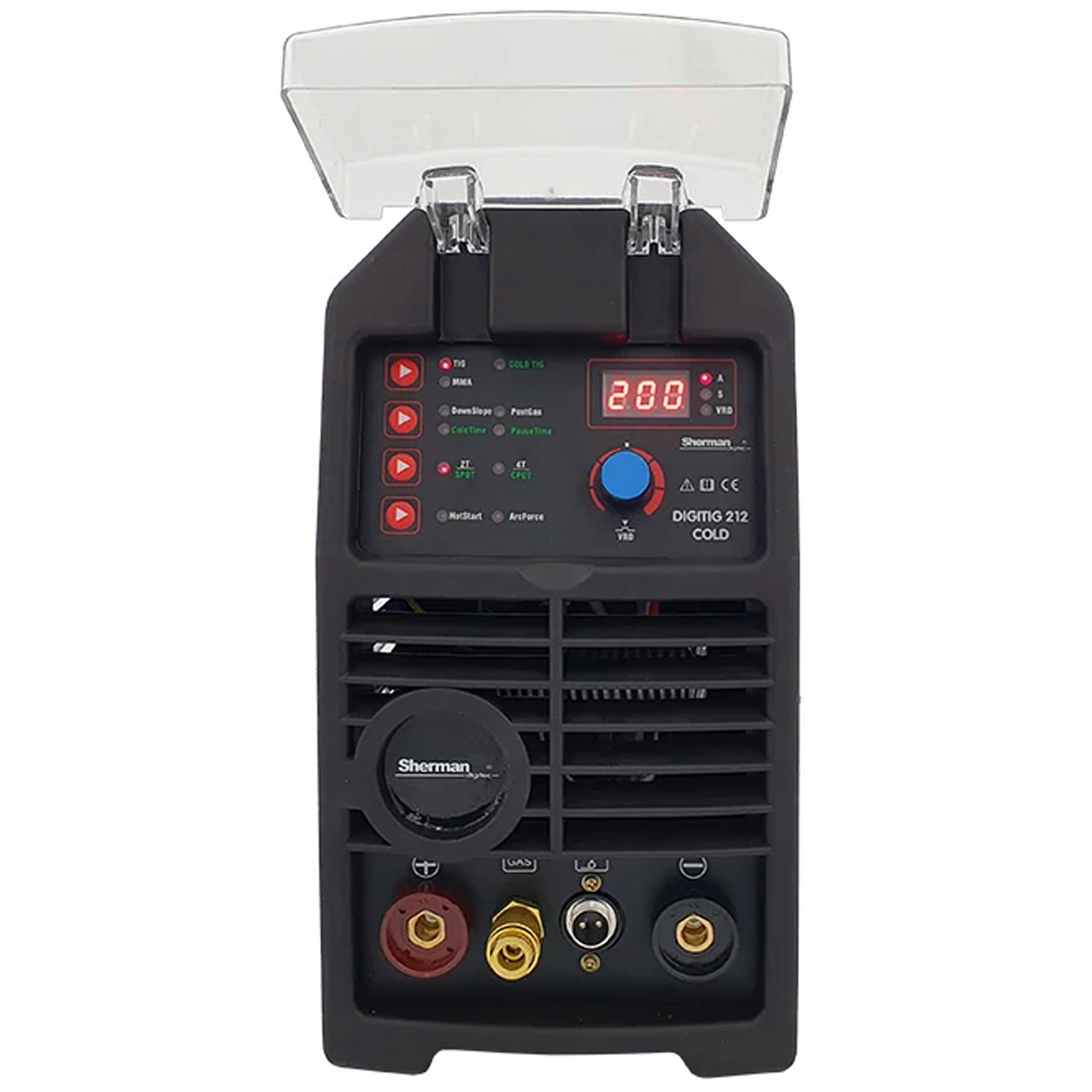 DIGITIG 212 COLD TIG HF DC MMA Welder - 200A, 230V, IGBT Brand Sherman