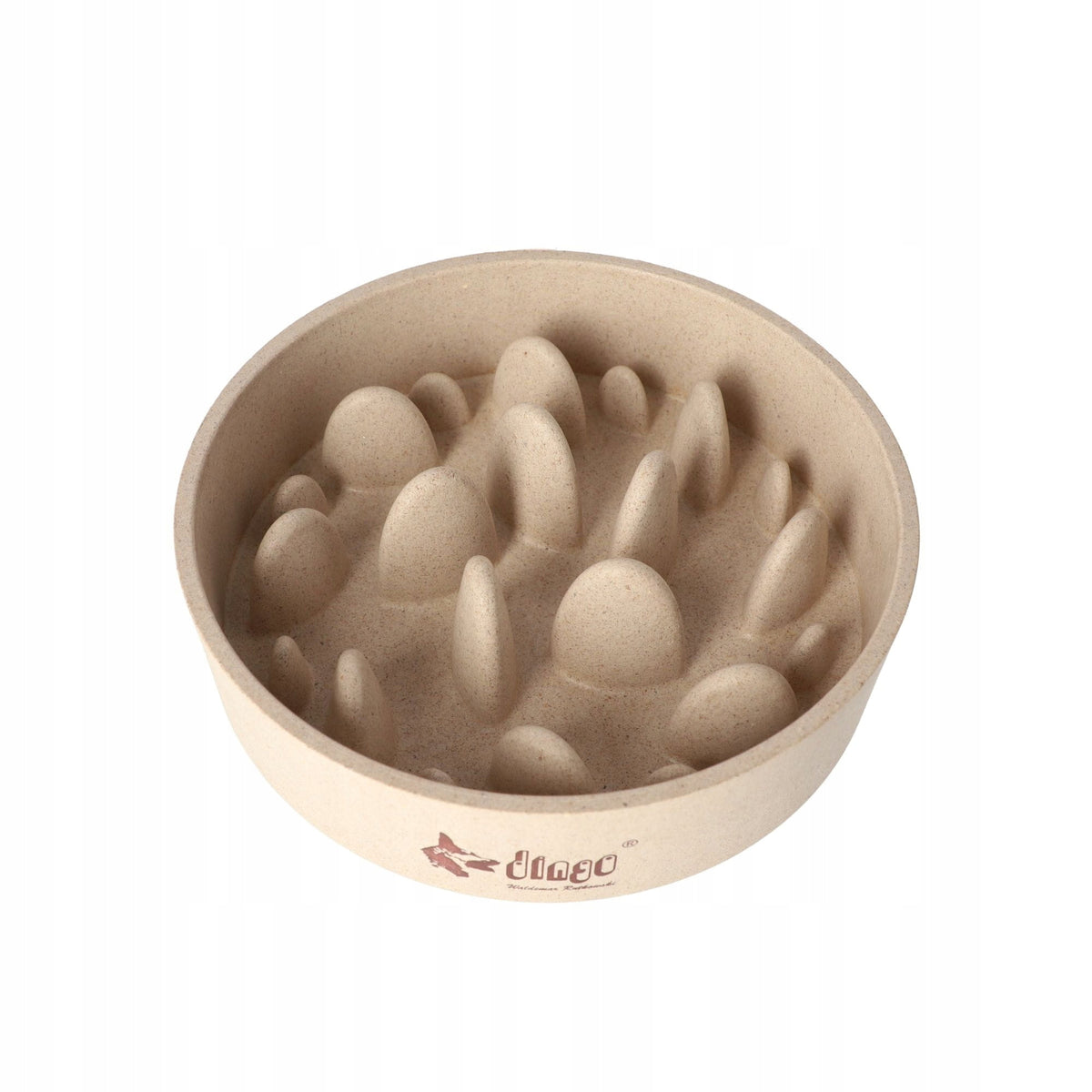 DINGO Bamboo Slowing Bowl Non-Slip 300ml Ø15cm for Dog