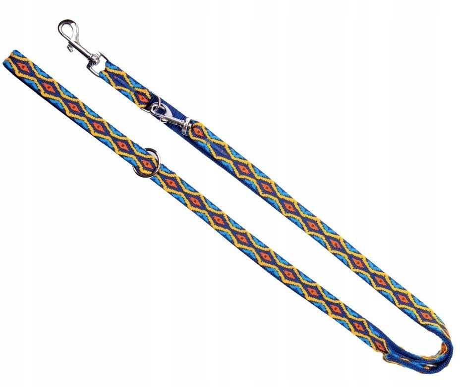 DINGO Winnetou Extended Lanyard 2,5 x 120-220cm - Blue