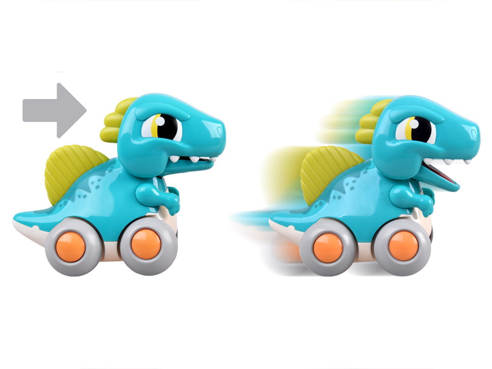 DINO Car Driving Dinosaur Color blue