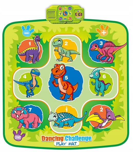 DINO DANCE MAT FOR DANCING 98X86 CM Brand Madej