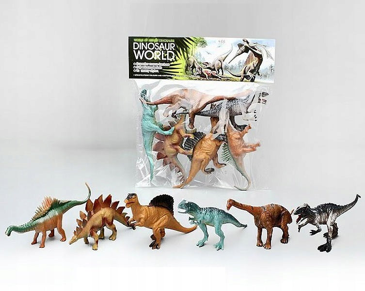 DINOSAUR FIGURINES DINOSAURS 6PCS DIFFERENT DESIGNS Manufacturer code Z8099