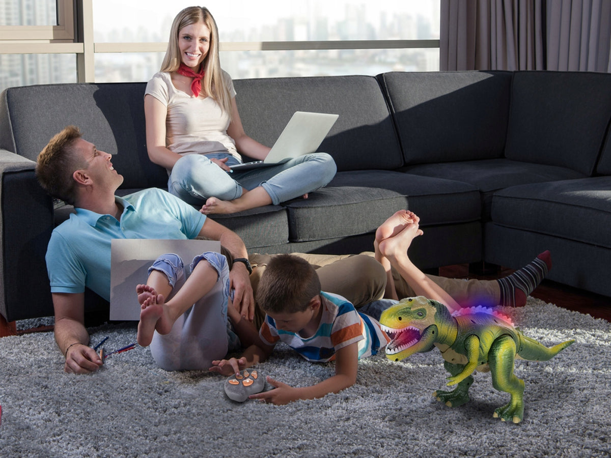 DINOSAUR INTERACTIVE MEGA HUGE T-REX REMOTE CONTROLLED WALKING ROARS XXL Manufacturer code 5901924223474