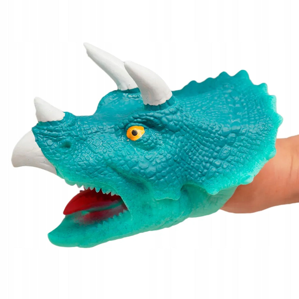 DINOSAUR RUBBER HAND PUPPET puppetS FOR CHILDREN SPEECH THEATRE