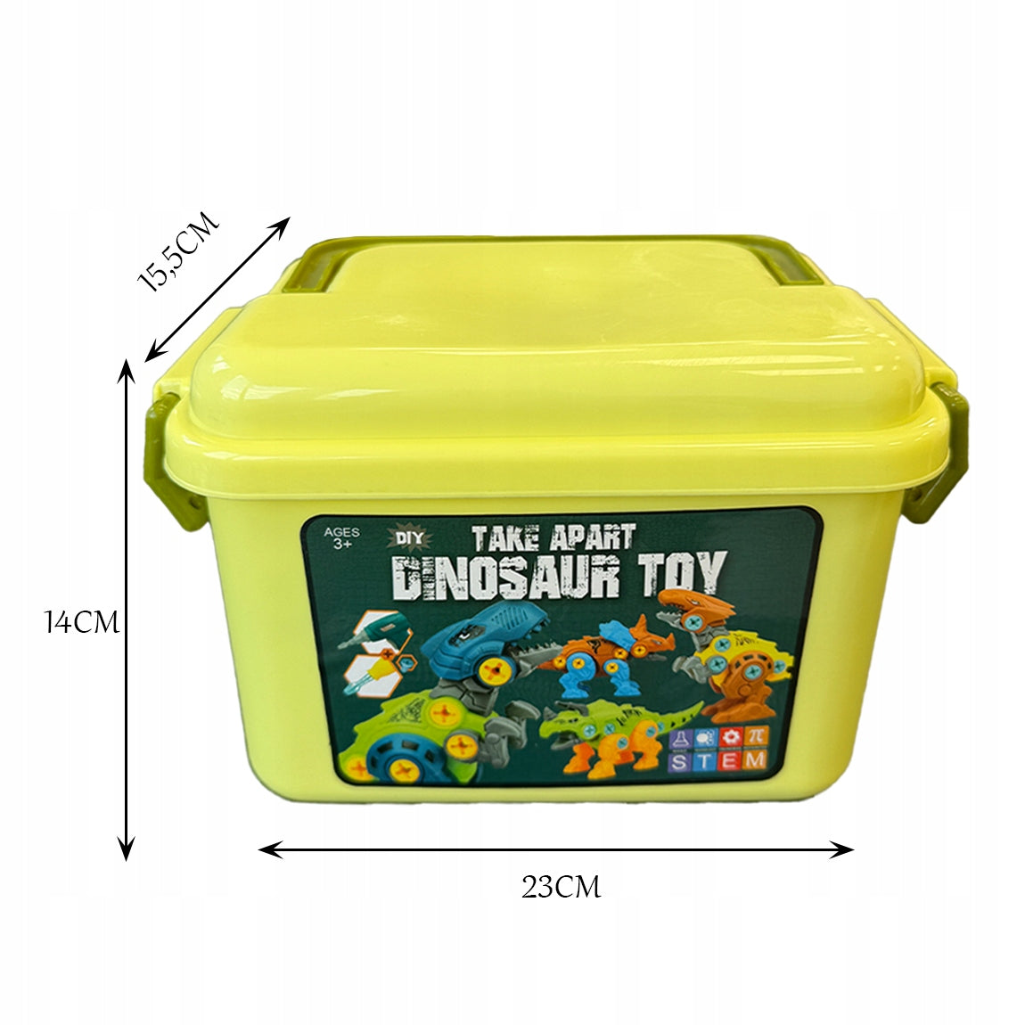 DINOSAURS FOR TWISTING BUILDING BLOCKS SCREW SCREWDRIVER BOY'S DAY Packaging status original