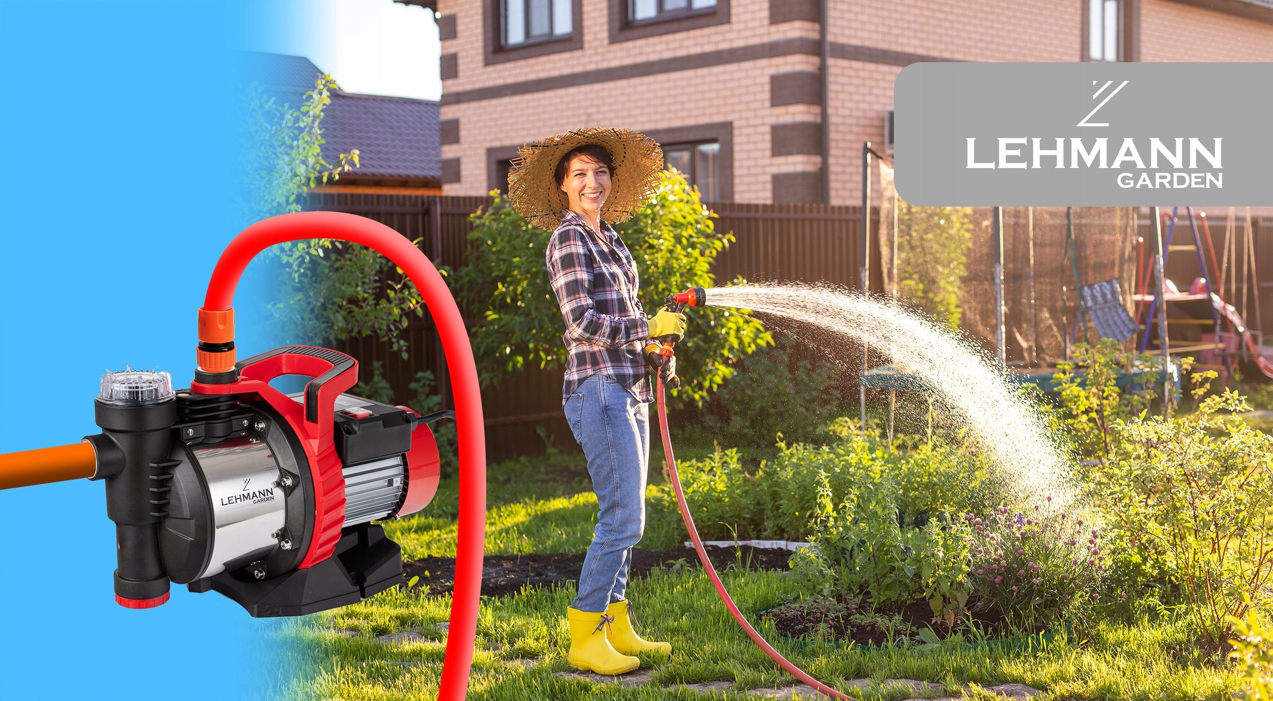 DIRTY CLEAN WATER PUMP HYDROPHORE SEPTIC TANK 3600l/h 900W STRONG Packaging status original