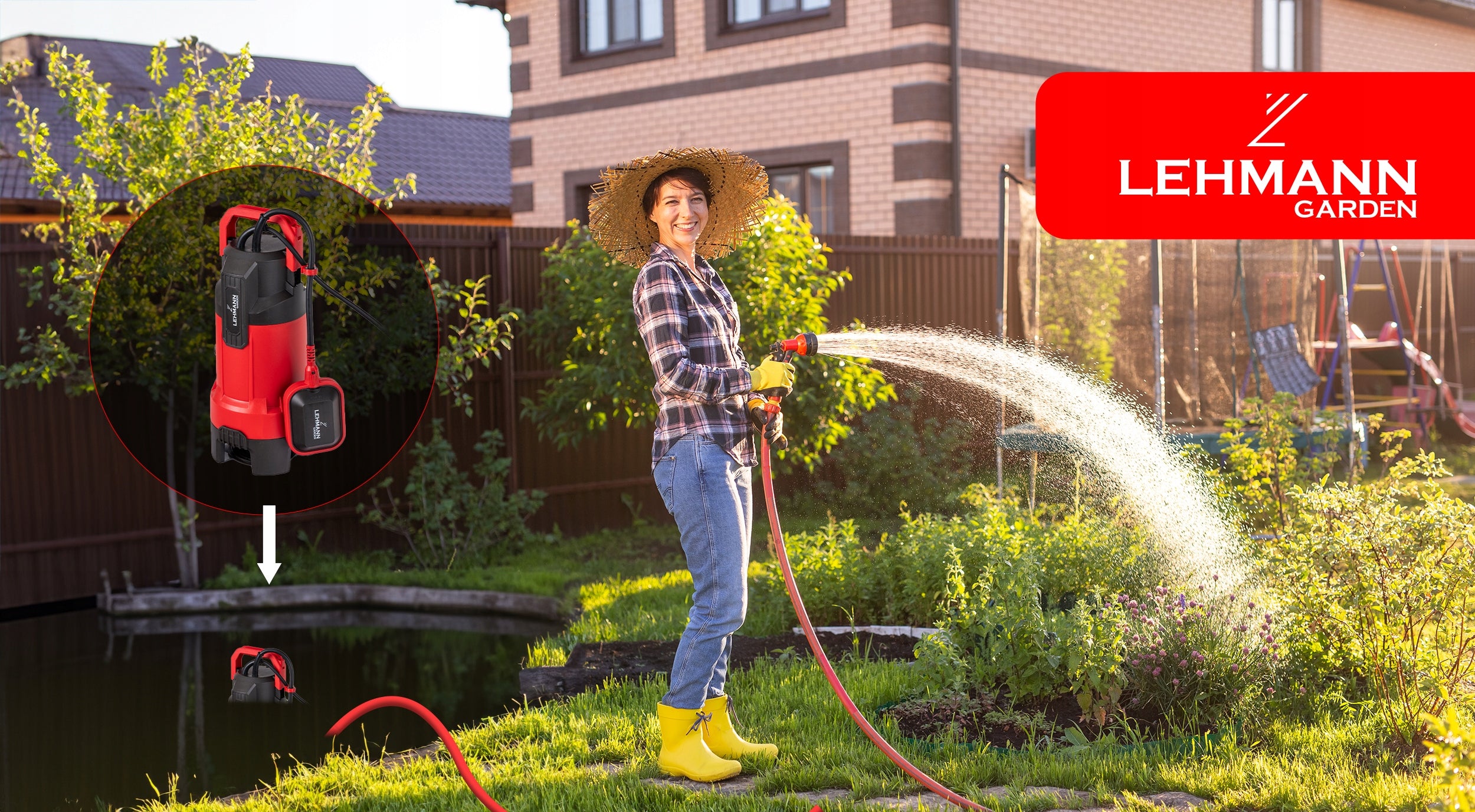 DIRTY CLEAN WATER PUMP SEPTIC TANK SEWAGE PETA 20000l/h 750W EFFICIENT ECO Manufacturer code LGASP-7520_SP1 Lehmann