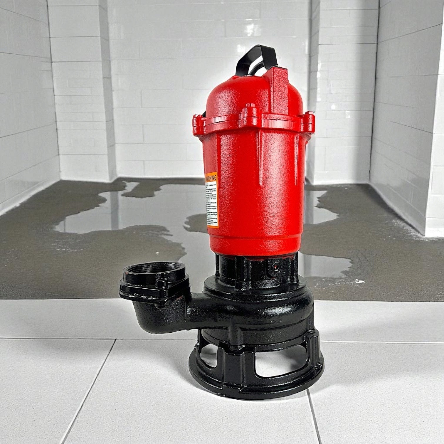 DIRTY WATER PUMP CLEAN SEPTIC TANK WITH CAST IRON SHREDDER 3300W HOSE 30M Pump type submersible