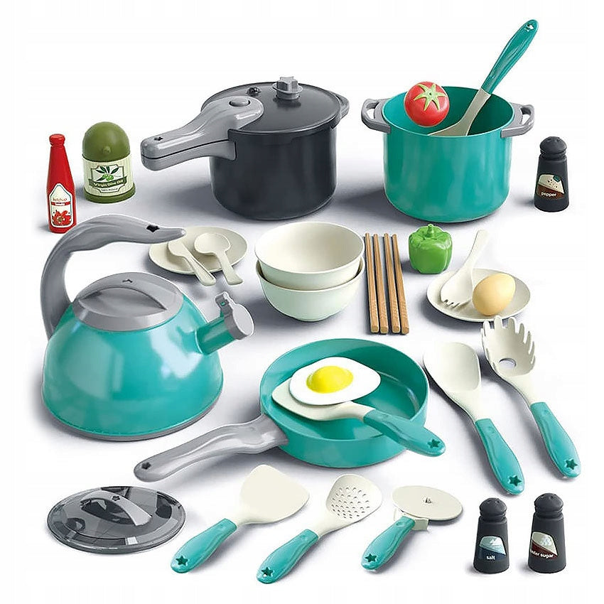 DISHES FOR CHILDREN DINNER SET POTS CUTLERY FUN AT HOME SERVICE 61el Manufacturer code 859-66