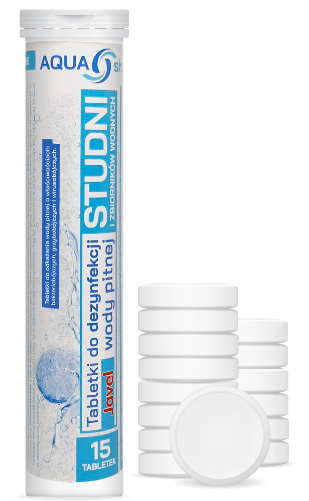 DISINFECTION OF CONTAMINATED WATER IN WELL TABLETS CHLORINE TREATMENT OF DRINKING WATER Manufacturer code 5904067031661