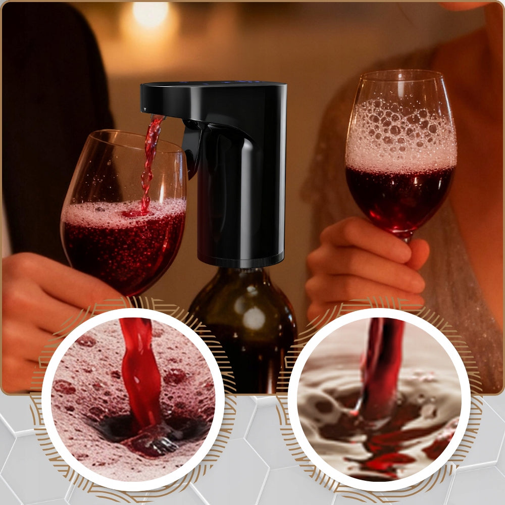 DISPENSER POURER FOR ALCOHOL WINE WHISKEY ELECTRIC AUTOMATIC AERATOR Manufacturer code RSK-WP007B-LCD