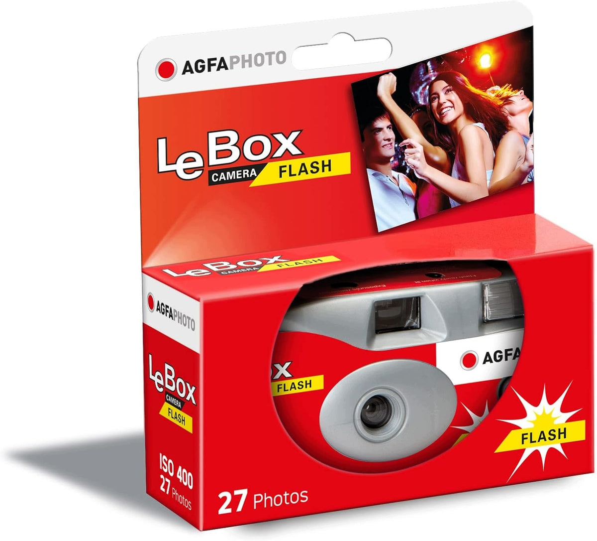 DISPOSABLE CAMERA AGFAPHOTO LEBOX FLASH 27 PHOTOS Brand no brand