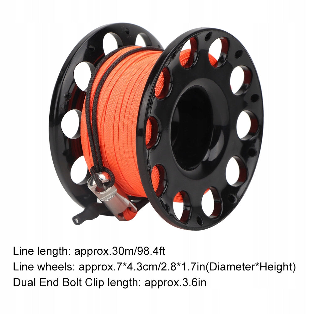 DIVING SPOOL DURABLE PLASTIC DIVER REEL Packaging status original