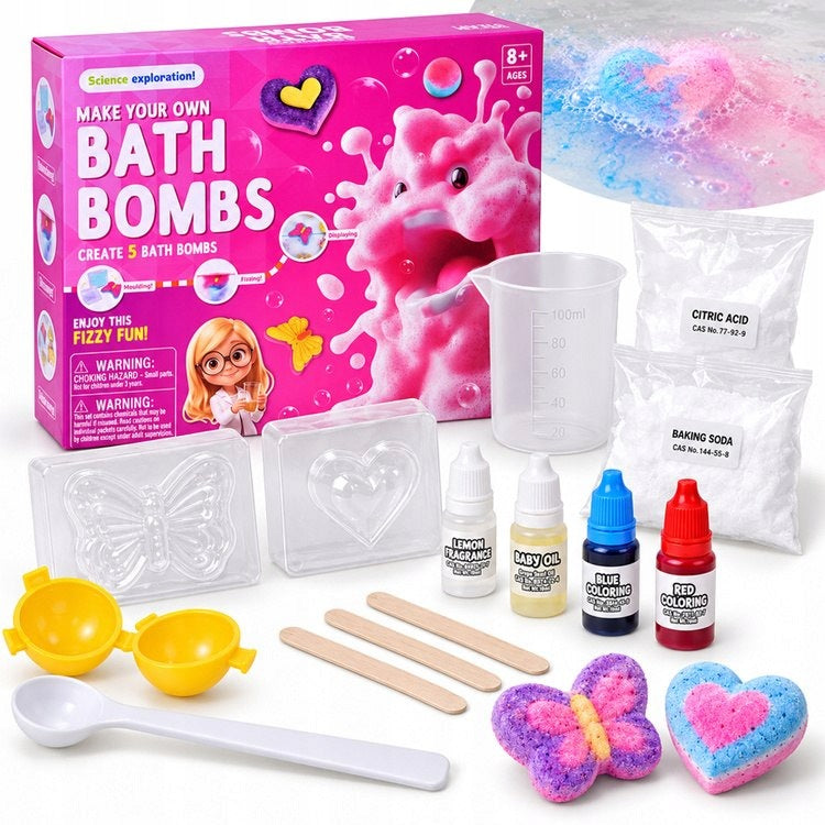 DIY Bath Ball Making Kit WORKSHOP - Scented, Sparkling