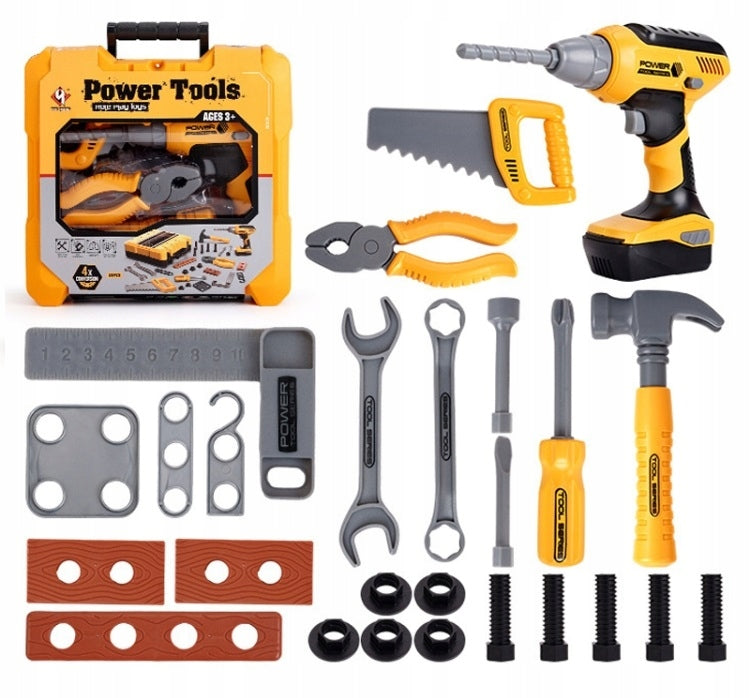 DIY KIT FOR CHILDREN TOOLS SCREWDRIVER WORKSHOP BOX